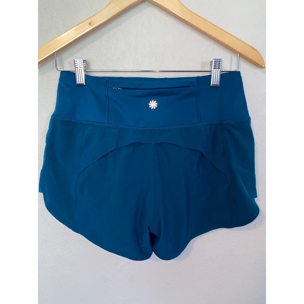 ATHLETA Running Teal Athletic Shorts SZ XS